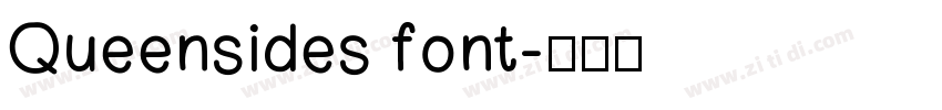 Queensides font字体转换